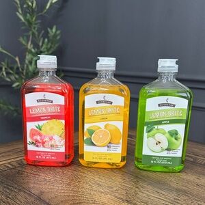 Lemon Brite Dish Soap Set - Tropical Red, Lemon Yellow, Apple Green